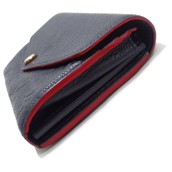 LOUIS VUITTON Portefeuille Sara Marine Rouge Monogram Empreinte - 261-041725 - Picture 3 of 7